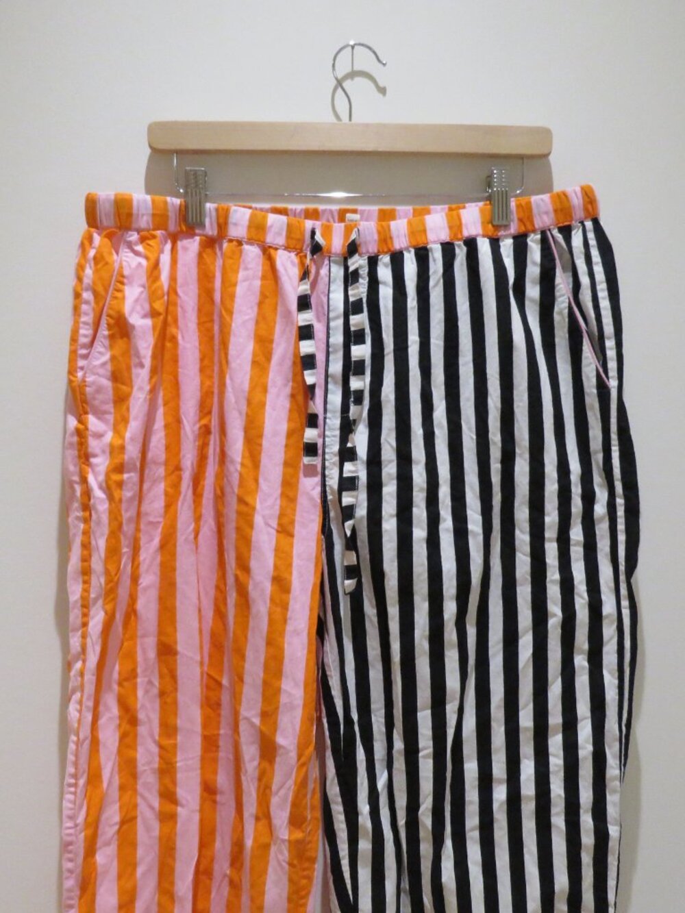 PRINTFRESH Showtime Stripes Colorblock Cotton Pajama Set XL Lounge Quirky - Picture 9 of 13